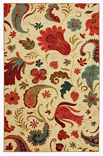 Mohawk 58110 58013 048072 EC Tropical Acres Area Rug, 4'x6', Multicolored