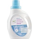 Mild & Mighty Natural Laundry Detergent Wild Lavender | 4x Concentrated HE Liquid Soap for Sensitive Skin | 64 Loads | Plant-Based, Vegan, 100% Natural, Fresh Lavender Scent | 32 fl. oz.