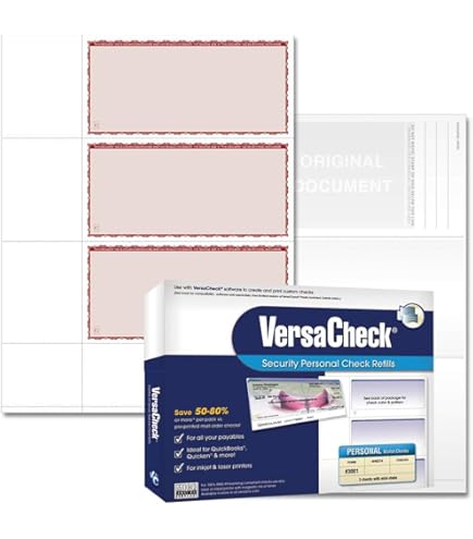 thumbnail image 2 of Banking Software Free: VersaCheck Instant Checks Form # 3001 Personal Wallet Check, Green 2 of 9
