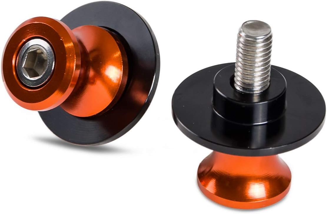 AjaxStore - M10X1.25 Swingarm Spools Sliders Swing Arm For Kawasaki Ninja 650R EX650 ER6N ER6F 2005-2013 Ninja 750R ZX750 1987-1990