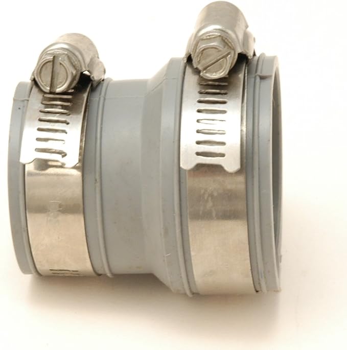 1 1/2Inch Rubber Flexible Coupling Repair Fitting By PlumbUSA