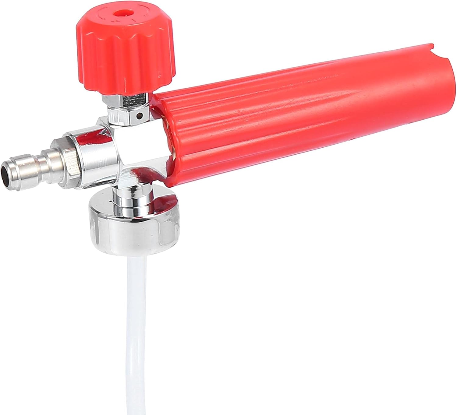 X AUTOHAUX Car Snow Foam Lance Pressure Washer Jet Nozzle Foam Blaster with Red Knob for 1/4" Quick Plug: Automotive
