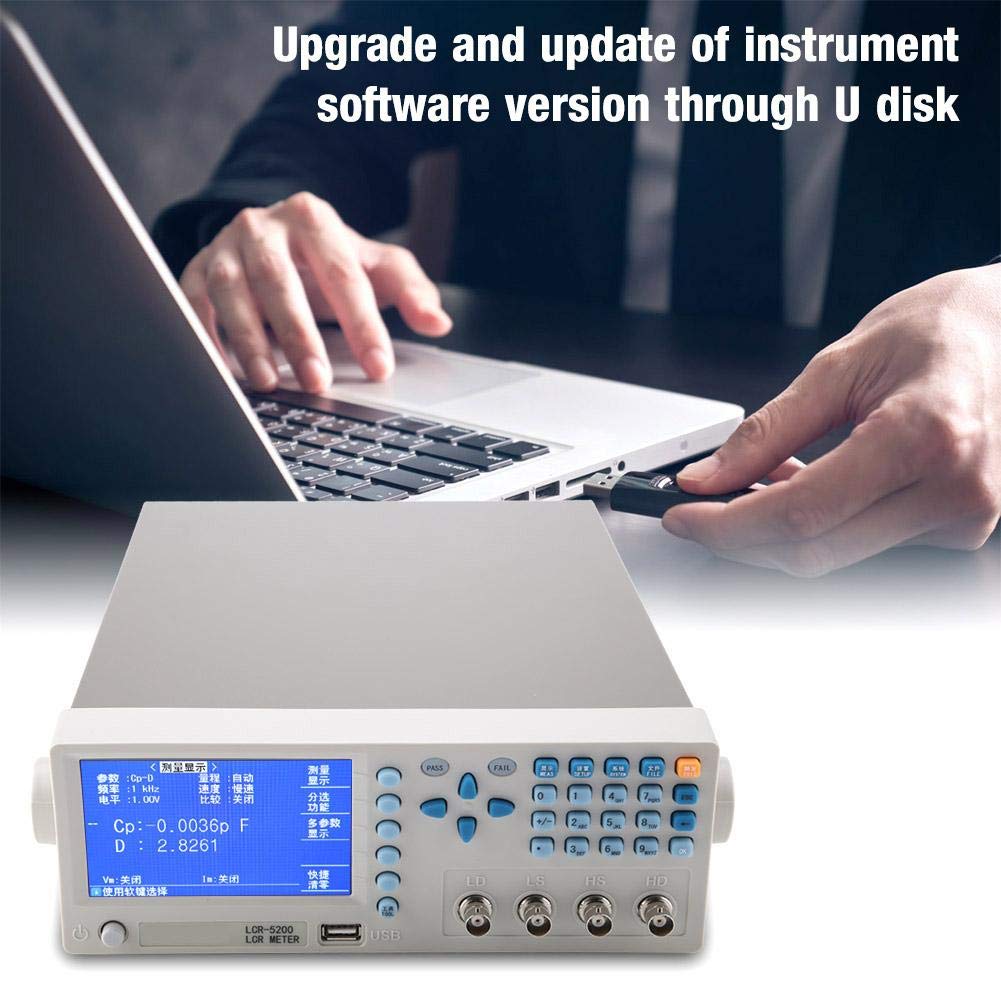 Electrical Bridge Impedance Measurement,200KHZ 4.3in LCD High Precision