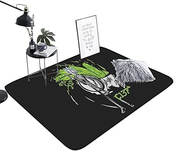 Rick Sanchez Rick and Morty Decorative Floor Mat Soft Comfy Area Rugs