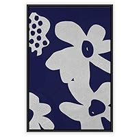 Framed Canvas Wall Art Flowers Pattern Canvas Prints Home Artwork Decoration for Living Room,Bedroom - 16x24 inches