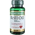 Nature's Bounty Krill Oil, Heart Health, Dietary Supplement, 500mg, Rapid Release Softgels, 30 count