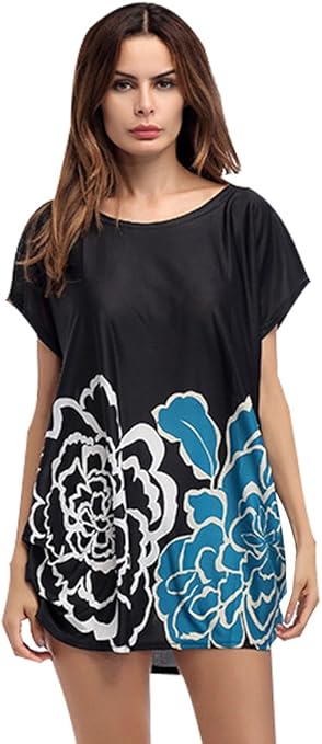 Minetom Maglia Donna A Manica Lunga – Stile Boho Floreale Vintage – Girocollo, Morbida E Traspirante – Camicetta Casual Per Ogni Occasione – Taglie EU - 3