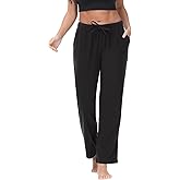 COZZIPLUS Women Fleece Pants, Lightweight Polar Fleece Lounge Sweatpants for Women, Straight Leg Pajama Pants with Pockets