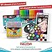 Face Painting Kit and Book - 56 Page Face Paint Book Complete Kit - Create Amazing Cheek Art - Non Toxic for Sensitive Skin Easy & Safe to Use 3 Brushes Easter Parties Schools
