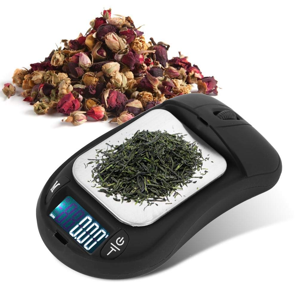 Portable Digital Scale, Multifunction 200g / 0.01g Electronic Digital Scale Pocket Mouse Scale Jewelry Tea Weighing Tool