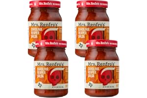 MRS. RENFRO'S Mrs. Renfro’s Carolina Reaper Salsa – Gluten Free (16-oz. jars, 4-pack)