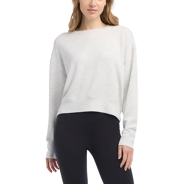 1*5様 DANSKIN×UJOH　HYBRID OVERSIZE CREW M Amazon.com: Danskin Ladies' Oversized Crewneck Pullover with