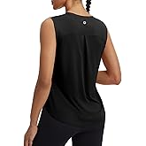 baleaf Women's Sleeveless Athletic Tops Workout Tank Tops Running UPF 50+ Breathable Lightweight Tennis Dry Loose Fit