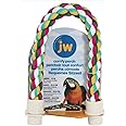 JW Pet Comfy Perch For Birds Flexible Multi-color Rope, Large - 21" Length