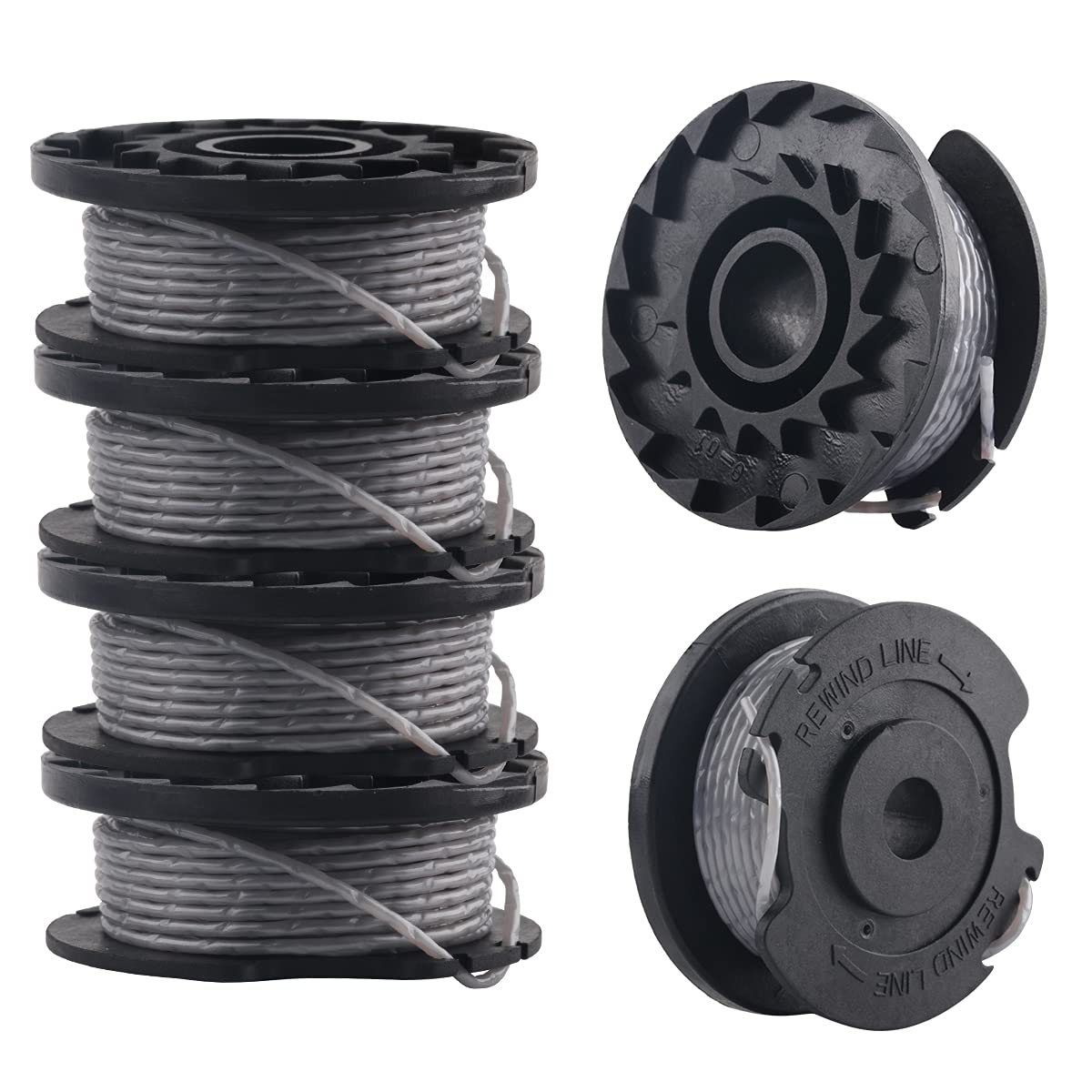 F016800569 Spool and Line Compatible EasyGrasscut 23, EasyGrasscut 26, 18, 18-230, 18-260, 18-280, Replacement for Garden Lawn Hedge Trimmersde Ect