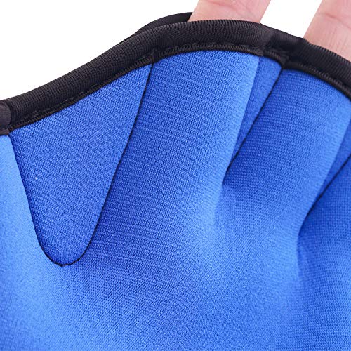 image for QILICHZ 1 Pair Aquatic Gloves Swim fins Hand Surfing Water Webbed Flip