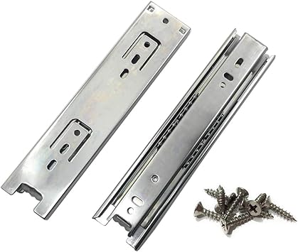Weij 8 Inch Ball Bearing Drawer Slide Block 3 Fold Drawer Slide