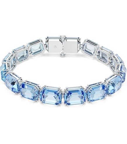 Amazon.com: Swarovski Millenia Bracelet, Pink Octagon-Cut Crystals