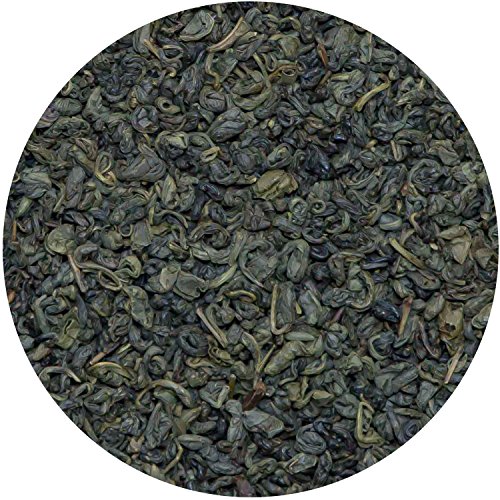 TIESTA TEA – CHINESE GUNPOWDER, LOOSE LEAF, TRADITIONAL SMOKY GREEN TEA, PREMIUM AROMATIC BLEND, MEDIUM CAFFEINATED, 50 CUPS, 5 OUNCE REFILLABLE TIN