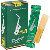 Vandoren SR2615 Alto Sax JAVA Reeds Strength 1.5; Box of 10