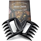 ONLY DEGREE Pulled Pork Claws & Meat Shredder - BBQ Grill Tools and Smoking Accessories for Carving, Handling, Lifting, Carving Food,BBQ Tool　 (Black)
