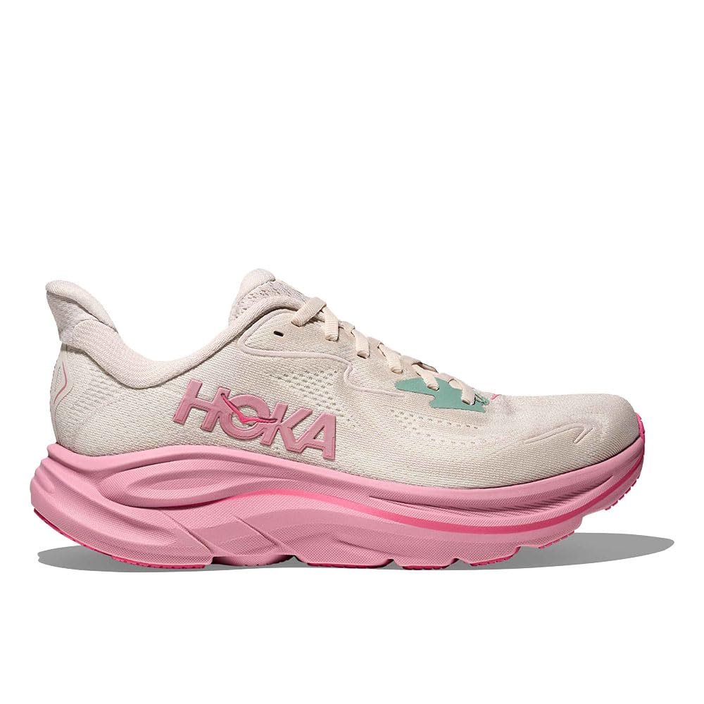Hoka Women's Clifton 10 Rose Cream/Dried Rose 8 Wide Image