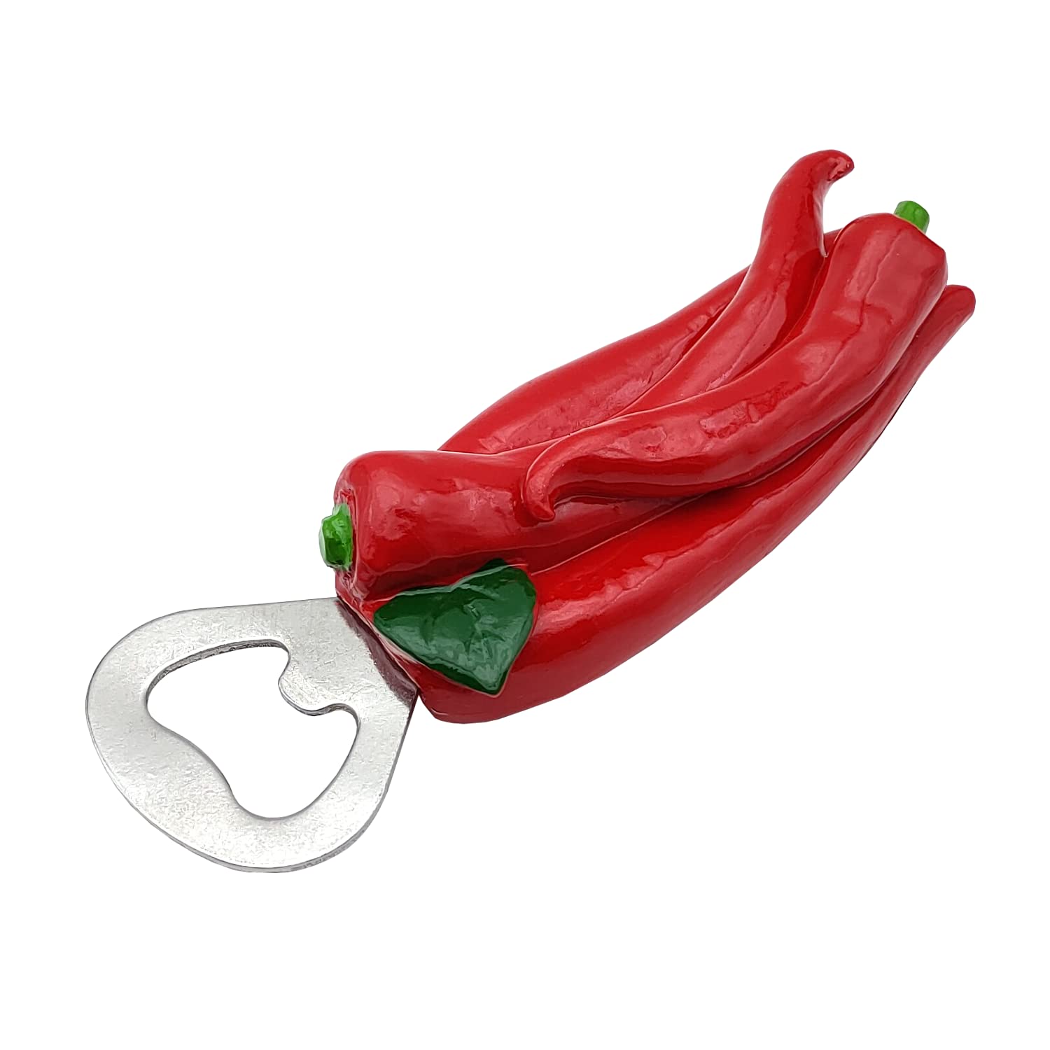 World Trade 3D Magnetic Bottle Opener Chilli Corkscrew, Fridge Magnet, Decoration, Beer Opener