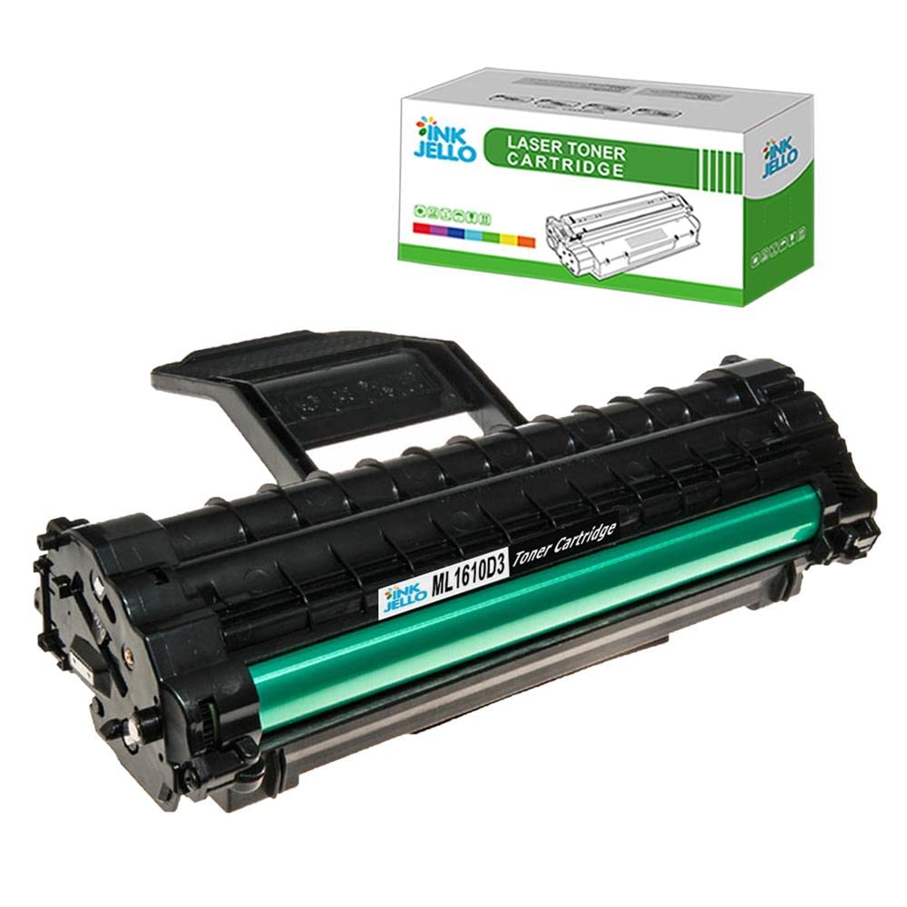 InkJello Toner Cartridge For Printer, Compatibile with Samsung ML-1610 ML-1615 ML-1620 ML-1625 ML-2010 ML-2015 ML-2020 ML-2510 ML-2570 ML-2571N SCX-4321 SCX-4521F ML1610D3 (Black, 1-Pack)