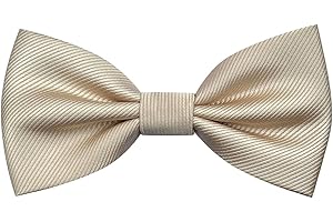 BEWDIO Bow Ties for Boys Pre Tied Toddler Bow Tie Adjustable Kids Bowtie Clip On Baby Bowties for Wedding Party