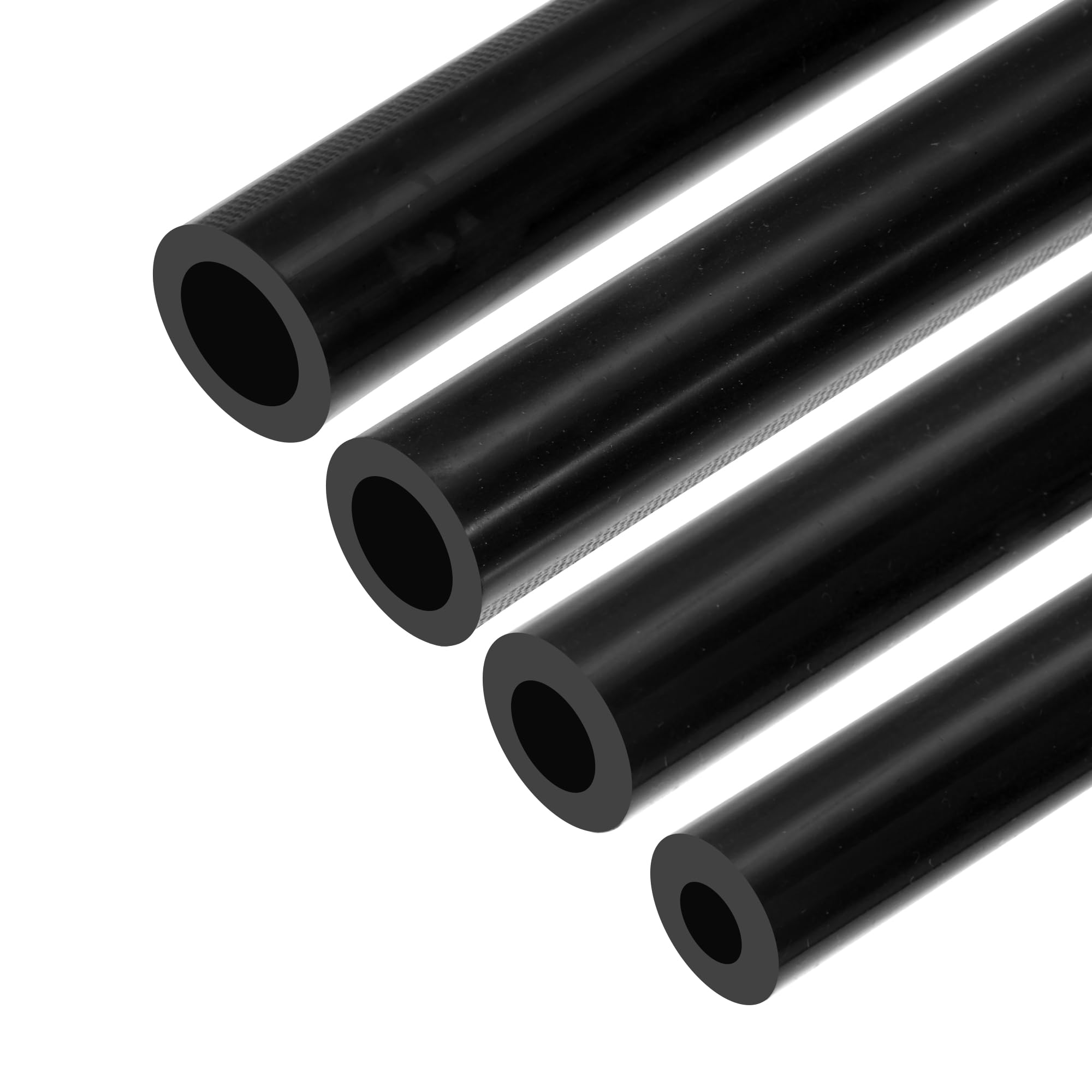 uxcell Vacuum Silicone Tubing Hose 6mm 8mm 10mm 12mm ID 3mm Wall Thick 1.5m Black High Temperature for Engine