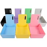 Tioncy 14 Pack Dental Lab Pans, Medium with Steel Clip, Multicolor