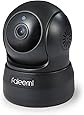 Faleemi HD Pan/Tilt Wireless WiFi IP Camera, Security Camera with Two Way Audio, Night Vision/Memory Card Slot/Plug/Play for Baby/Elder/Pet/Nanny/Garage/Office Monitor FSC776B (Black)