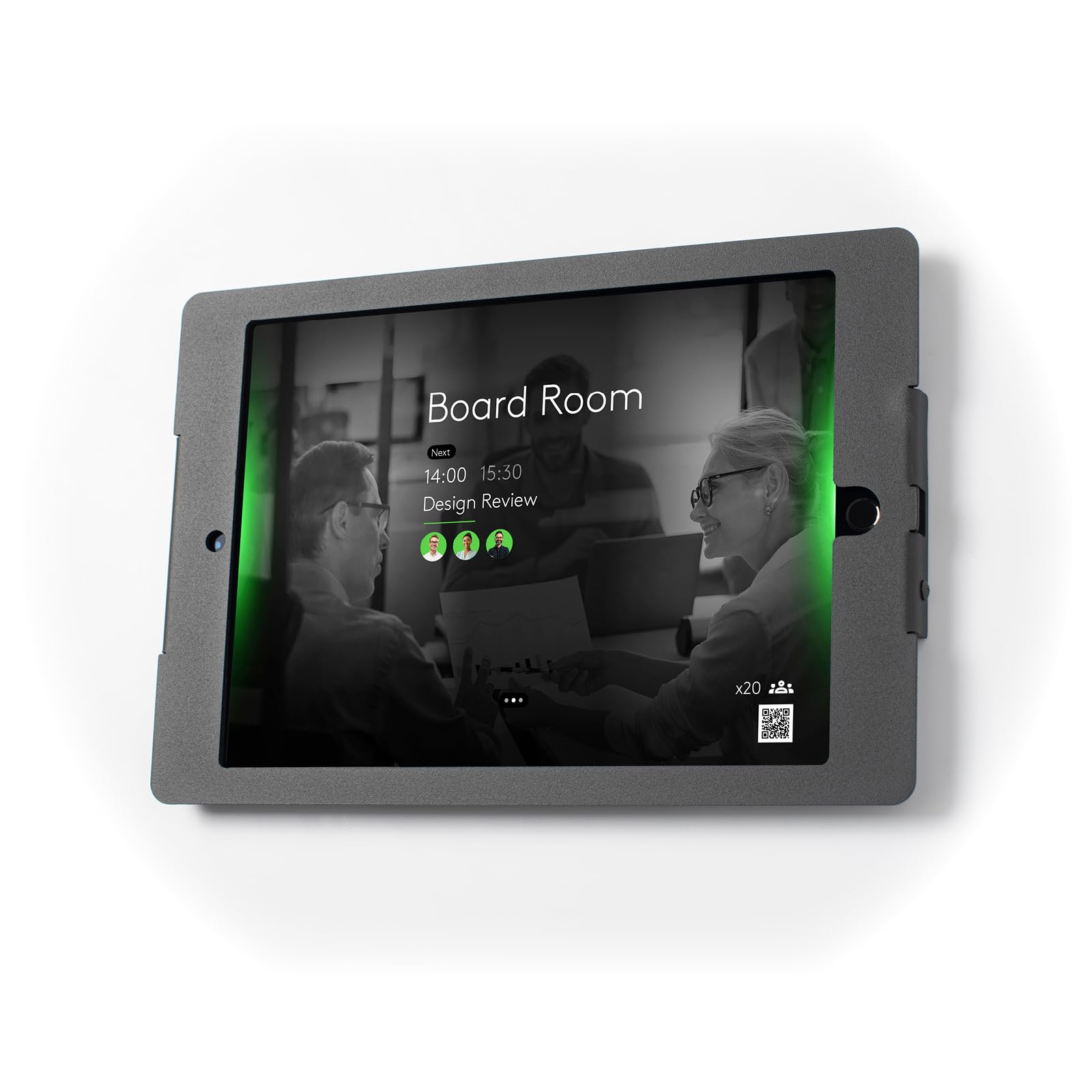 Tabdoq Lite iPad Wall Mount | Secure & Robust Tablet Holder | Accessible Front Camera & Home Button | Tablet Wall Mount Compatible With 7th, 8th & 9th Gen (2019-2021) iPad 10.2 inch | Black