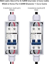 DIHOOL DZ47B-63 2P 50A DC Circuit Breaker 12-240V Arc Extinguishing DIN Rail view 3