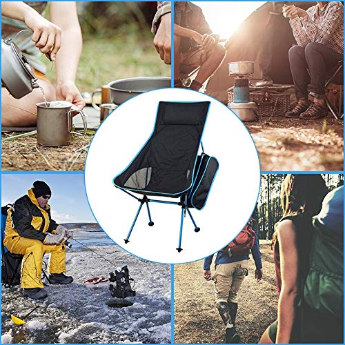 GYCOZ Haus Dekoration Tragbare Außenstühle Angelstuhl Faltbarer Sitz Camping Wandern Strandstuhl Leichte Sightseeing… – Bild 7
