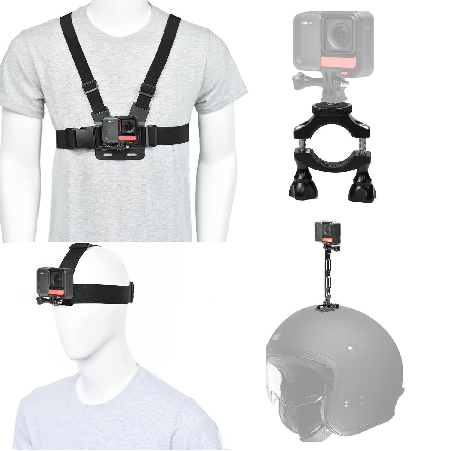 Fotoleey Cycling Accessory Kit for Insta360 Ace Pro, Ace, One R