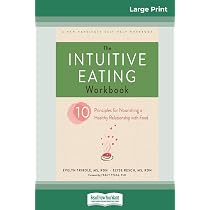 洋書 INTUITIVE EATING The Intuitive Eating Workbook: Ten Principles for Nourishing a