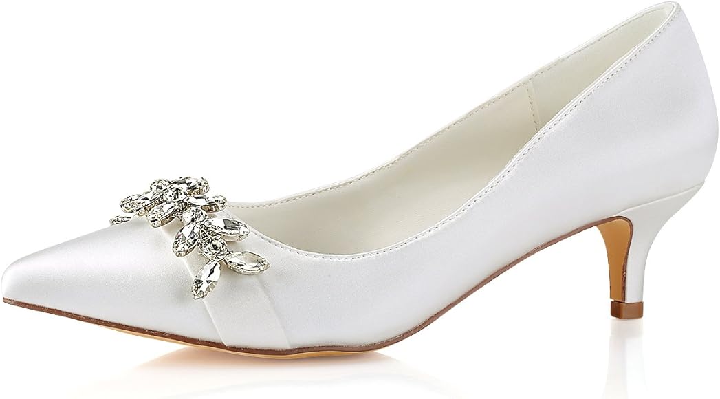 bridal shoes pointed toe