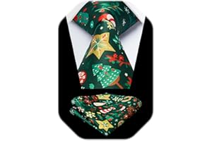 Enlision Boys Tie Kids Necktie with Pocket Square Set Ties for Boy Formal Neck Strap Youth Tie for Kids Party School