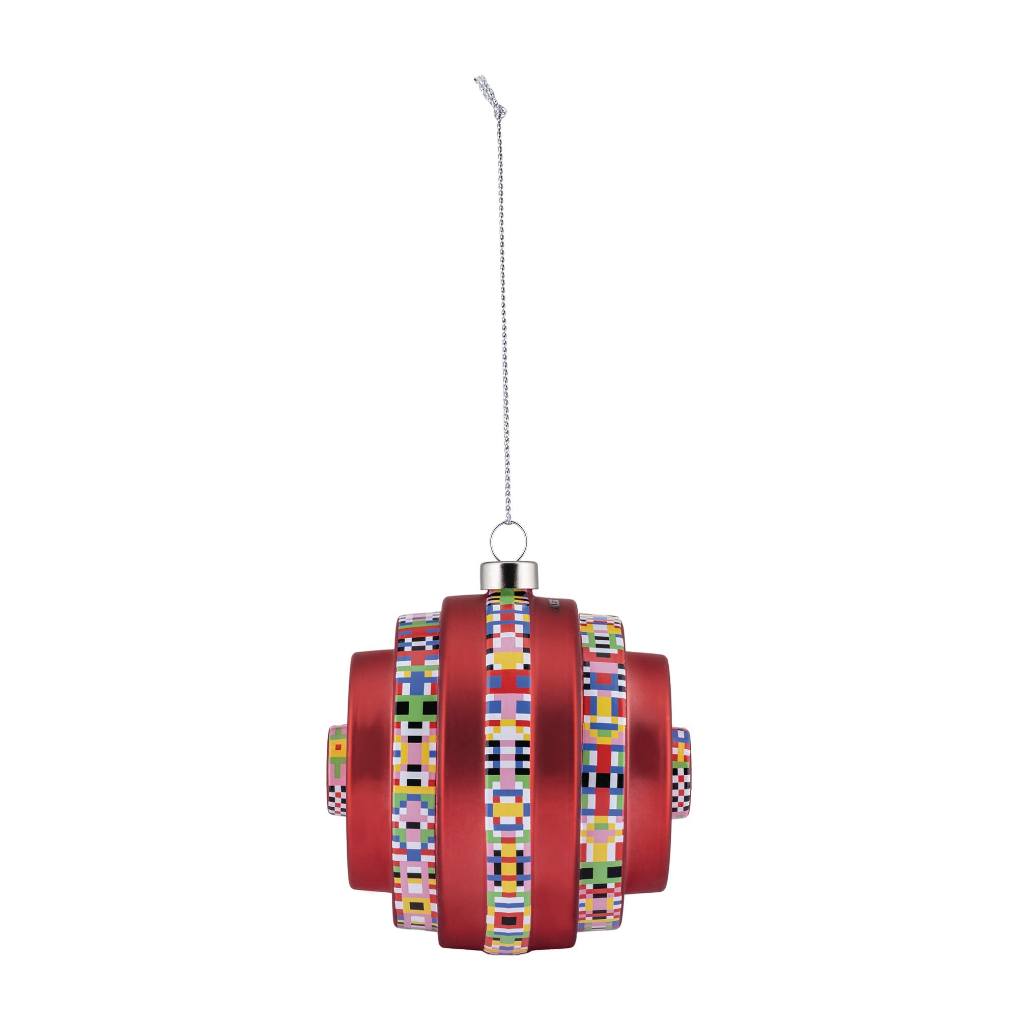 Alessi Blown Glass Christmas Tree Ornament, Hand-decorated - ESA06 6, Design by Elena Salmistraro, Material: Glass, Occasion: Christmas