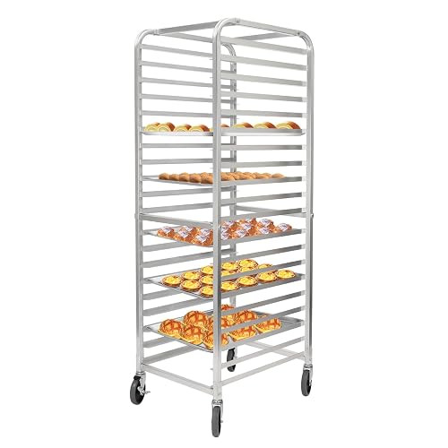 bakery zee mobile nesting racking bkzee Images High... 20 Tier Mobile Bakery Rack, Aluminum Trolley Storage Cooling Rack w ...