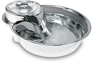 Pioneer Pet Stainless Steel Fountain Raindrop Design