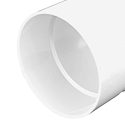 NDS PVC S&D 90° Long-Turn Elbow, 4-Inch, for Hub X