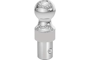 CURT 60634 Gooseneck Hitch Ball; 38000lbs. Gross Trailer Weight; 3 in. Ball Dia; 9500lbs. Vertical Load;, Black