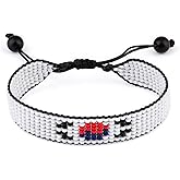 South Korea Flag Bracelet, Adjustable, Boho Style Rope Bracelet for Women, Men, Thread String