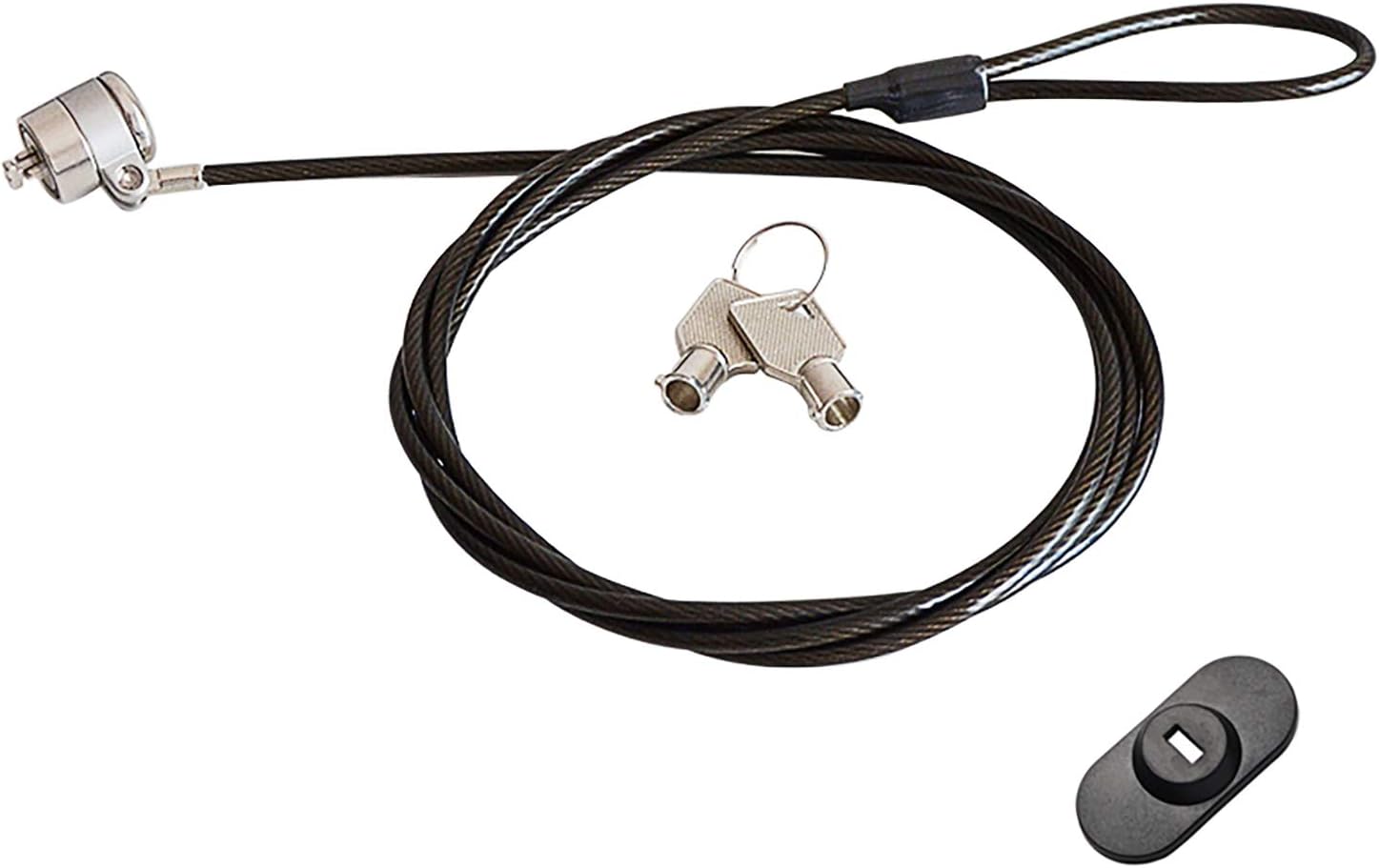 Cable Lock, Security Cable Anti Theft Lock Compatible with for Dell HP Lenovo Asus Acer Kindle MacBook Tablet Laptop Notebook and other devices (6 FT)