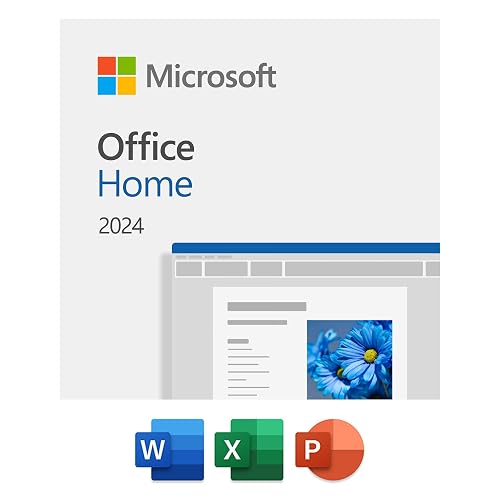 Microsoft Office Home 2024 | Classic Apps: Word, Excel, PowerPoint | One-Time purchase for 1 PC/MAC