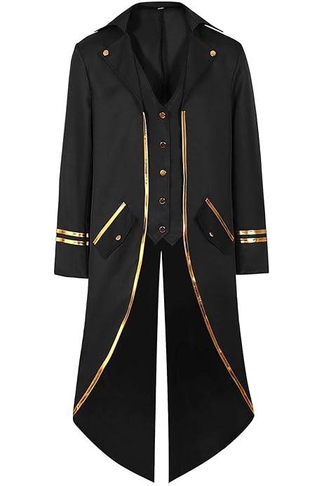 Chaqueta Victoriana Steampunk Chaqueta Medieval Steampunk Para