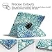 Fintie iPad Pro 12.9 Case - 360 Degree Rotating Stand Case with Smart Protective Cover Auto Sleep / Wake Feature for Apple Pro 12.9 (1st Gen 2015) / iPad Pro 12.9 (2nd Gen 2017), Emerald Illusions
