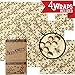 Beeswax Wrap | Bee's Knees Wax Wrap 4 Pack | Reusable Wrap Food Preservation | Designed in Oregon | Sizes included: 14x14